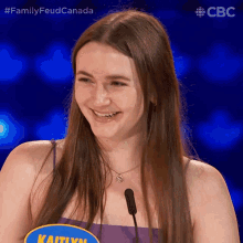 Laughing Kaitlyn GIF - Laughing Kaitlyn Family Feud Canada GIFs