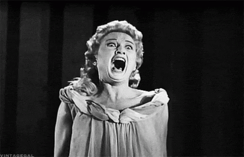 Scary Screaming GIF - Scary Screaming Black And White - Discover