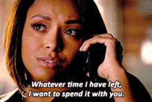 Whatever Time Is Left I Want It With You Bonnie Bennett GIF