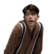 tongue out eric nam bleh interested stare