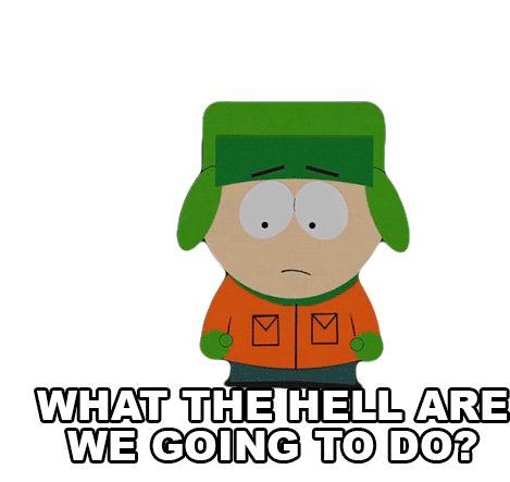What The Hell Are We Going To Do Kyle Broflovski Sticker - What The Hell Are We Going To Do Kyle Broflovski South Park Stickers