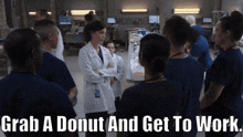 New Amsterdam Lauren Bloom GIF - New Amsterdam Lauren Bloom Grab A Donut And Get To Work GIFs