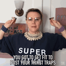 you got to get fit to post your thirst traps kate mckinnon ruth bader ginsburg saturday night live getting fit