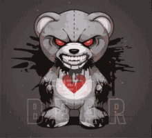 Evil Bear Bonnie Sticker - Evil bear Bonnie Five nights at freddy's -  Discover & Share GIFs