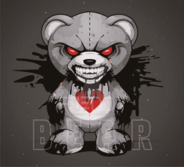 anime evil teddy bear