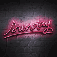 Sunday Neon GIF