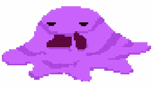 muk pokemon purple slime pixel