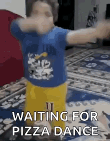 Waiting For Pizza Dance GIF