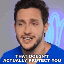 That Doesnt Actually Protect You Mikhail Varshavski GIF - That Doesnt Actually Protect You Mikhail Varshavski Doctor Mike GIFs