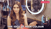 The Idea Of Hair Colour Sana Khaan GIF - The Idea Of Hair Colour Sana Khaan Pinkvilla GIFs