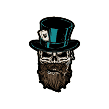 beardedskull skull bearded villains bv brotherhood