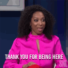 Thank You For Being Here Ego Nwodim GIF - Thank You For Being Here Ego Nwodim Saturday Night Live GIFs