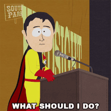 What Should I Do Captain Hindsight GIF - What Should I Do Captain Hindsight South Park GIFs