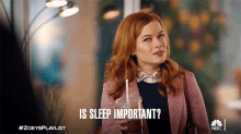 Is Sleep Important Zoey GIF - Is Sleep Important Zoey Jane Levy GIFs