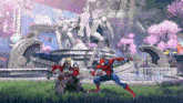 a video game scene with a sign that says coffee in the background