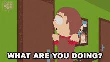 What Are You Doing Sharon Marsh GIF - What Are You Doing Sharon Marsh South Park GIFs