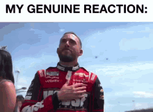 Ross Chastain Genuine Reaction GIF - Ross Chastain Genuine Reaction Nascar GIFs