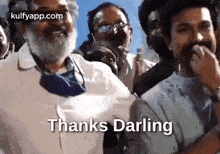 Thanks Darling Ss Rajamouli GIF - Thanks Darling Ss Rajamouli Ramcharan GIFs