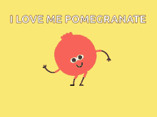 dancing pomegranate doodle animation enjoying