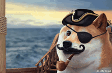 doge pirate piracy captain shibe