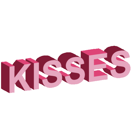 Kisses Muah Sticker