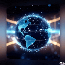 a picture of a glowing globe with the word pixiz on the bottom