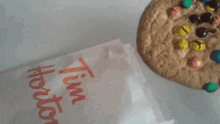 Tim Hortons Mandms Minis Dream Cookie GIF - Tim Hortons Mandms Minis Dream Cookie Cookies GIFs