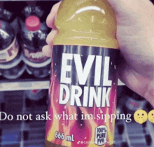 Evil Drink Evillllllll GIF