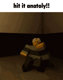 a picture of a cartoon character with the words hit it anatolly on the top