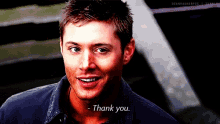Dean Winchester Thank You GIF - Dean Winchester Thank You Jensen Ackles GIFs