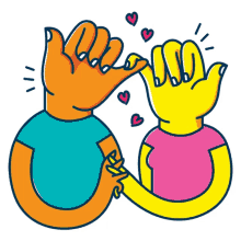 talktothe hands promise love heart couple