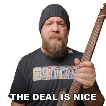 The Deal Is Nice Ryan Fluff Bruce Sticker - The Deal Is Nice Ryan Fluff Bruce Riffs Beards And Gear Stickers
