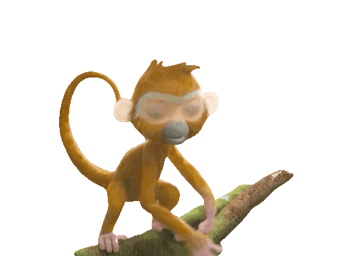 Planet Blue Monkey Sticker - Planet Blue Monkey Swipe Up - Discover & Share  GIFs