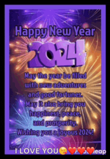 Happy New Year Happy New Year 2024 GIF - Happy New Year New Year Happy New Year 2024 GIFs