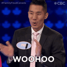 Woohoo Family Feud Canada GIF - Woohoo Family Feud Canada Yehey GIFs