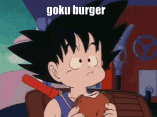 Goku Burger GIF - Goku Burger GIFs