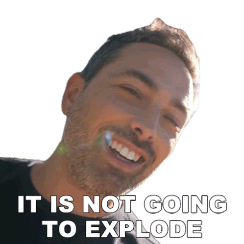 It Is Not Going To Explode Derek Muller Sticker - It Is Not Going To Explode Derek Muller Veritasium Stickers