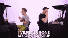 Ive Never Done My Own Make Up Never Done My Own Makeup GIF - Ive Never Done My Own Make Up Never Done My Own Makeup Makeup GIFs