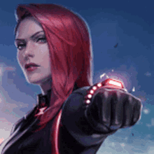 Black Widow Avengers GIF - Black Widow Avengers Marvel Future Fight GIFs