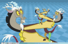 a cartoon drawing of a dragon with the website mylittlebrony.com in the corner