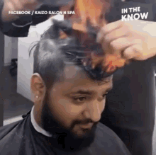 hair fire cut hair cut new trend