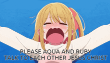 Aquruby Aqua Ruby GIF - Aquruby Aqua Ruby Hoshino Ruby GIFs