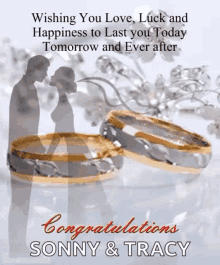 congratulations wedding rings