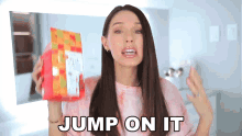 Jump On It Shea Whitney GIF - Jump On It Shea Whitney Join The Trend GIFs