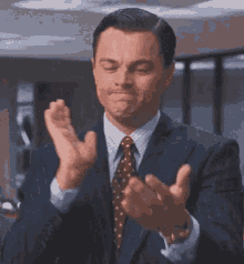 Clap Wolf Of Wall Street GIF