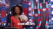 so good luck guys american ninja warrior best of luck you can do it im rich