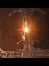 a sword with a light coming out of it