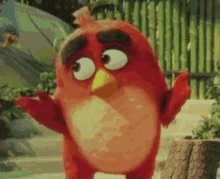 Angry Birds Shrug GIF - Angry Birds Shrug I Guess GIFs