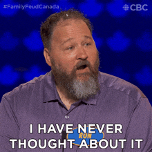 I Have Never Thought About It Family Feud Canada GIF - I Have Never Thought About It Family Feud Canada It Never Crossed My Mind GIFs