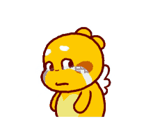 qoobee crying wipe tears tearing up heartbreak